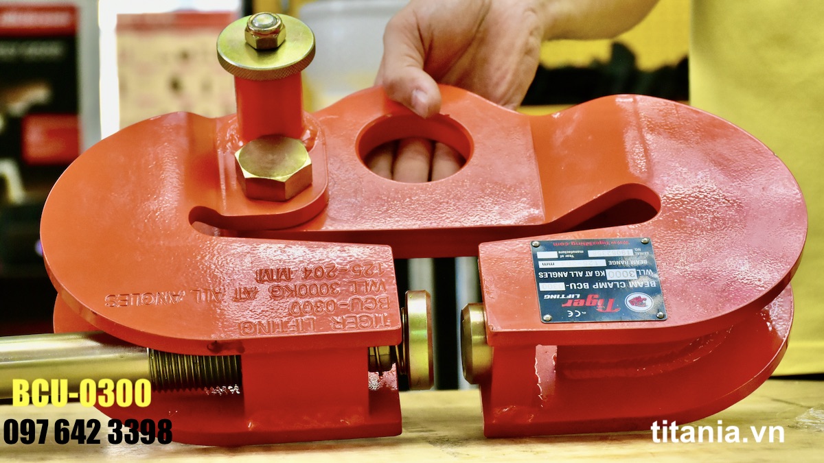 Kẹp dầm Tiger được sản xuất theo tiêu chuẩn châu Âu