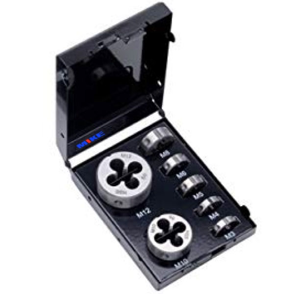 Bộ bàn ren 7 chi tiết Volkel 49522, từ M3 đến M12