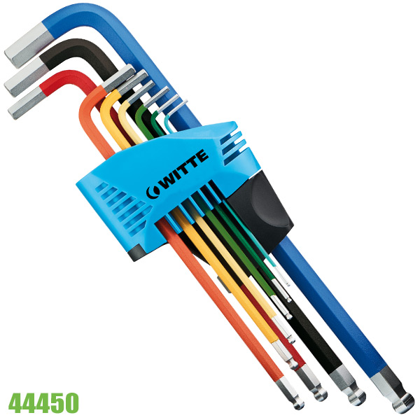 Bộ lục giác đầu bi 9 màu từ 1.5-10mm