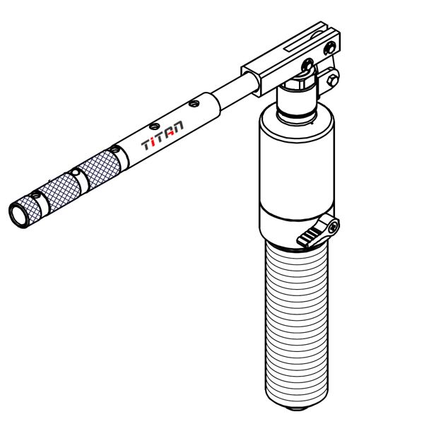 Bộ xylanh tích hợp bơm PM08R cho vam thuỷ lực PM800, tải trọng 8 tấn