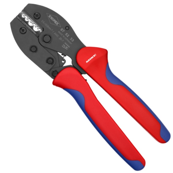 Kìm bấm cos Knipex 97 52 33 PreciForce, cos trần 0.5 – 10 mm²