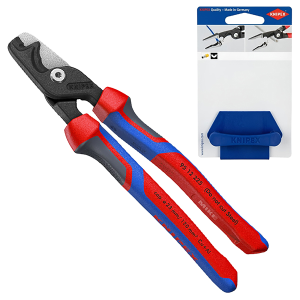 Kìm cắt cáp StepCut® XL Knipex 95 12 225, cắt cáp Ø23mm