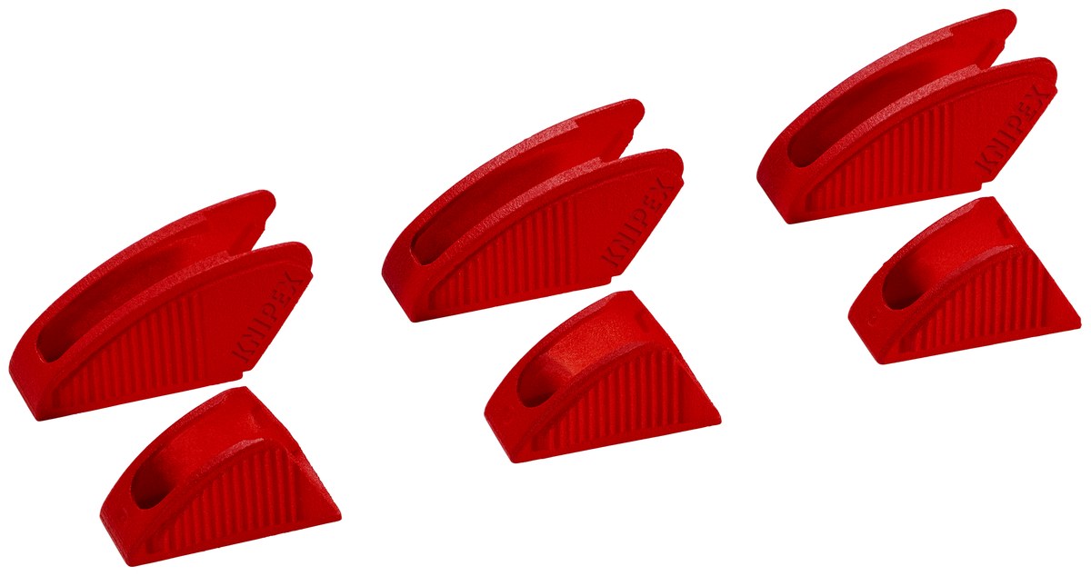 KNIPEX 86 09 300 V01 3 pairs of plastic jaws for all 86 XX 300 models (models from 2020)