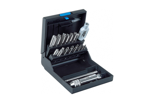 Mũi taro ren tay (tạo ren trong) (set of 23 pcs.) incl. ratchet HSS-E M 3 – M 12