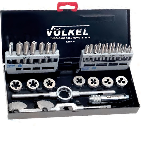 Bộ taro bàn ren 31 món Volkel 49505, từ M3 đến M12