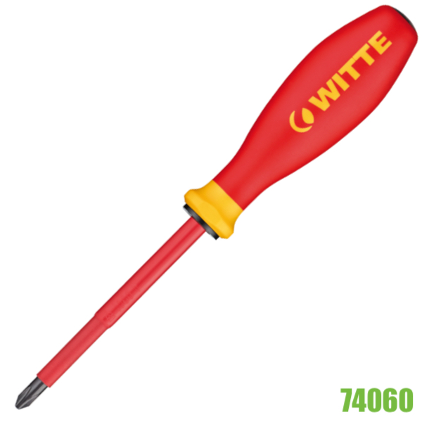 Tua vít bake PRO VDE 74060, cán cách điện 1000V chuẩn DIN 60900 WITTE