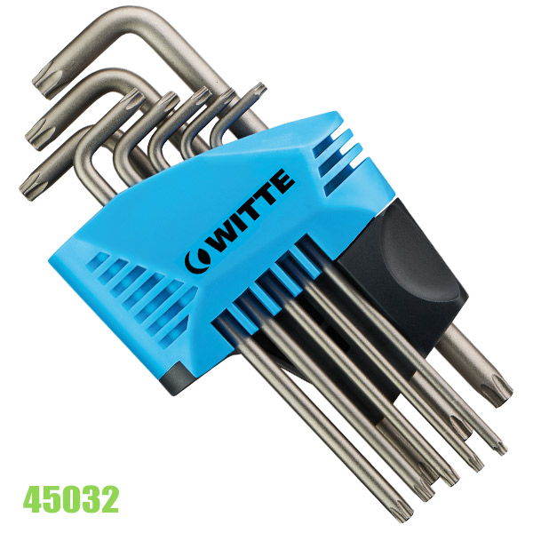 Bộ lục giác đầu sao 450, 8 cây T9-T40 Pro Witte Germany