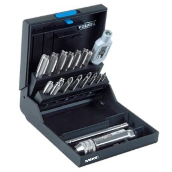 Bộ taro ren trong 22 chi tiết từ M3 đến M12 của Volkel 47081