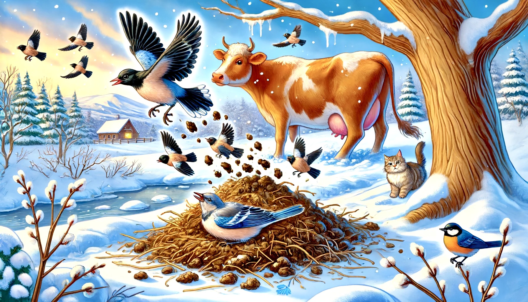 Chuyện ngụ ngôn về các loài chim di cư tránh rét