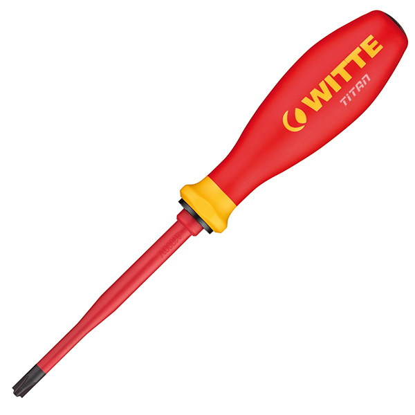 Tua vít dẹt bake kết hợp WITTE 76025 size PH1 dòng PRO VDE Slim