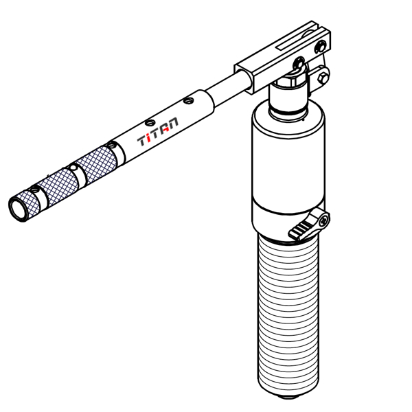 Bộ xylanh tích hợp bơm thủy lực Powerram PM06R cho PM600